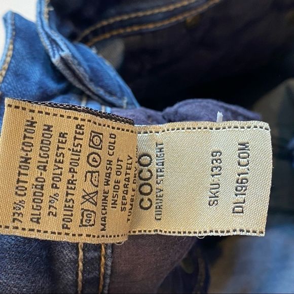 DL1961 Coco Curvy Straight Denim sz 24 - Picture 4 of 8